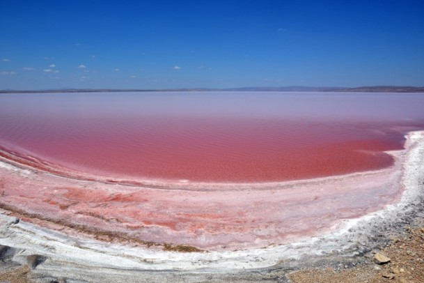 Tuz Gölü kıpkırmızı oldu - 5