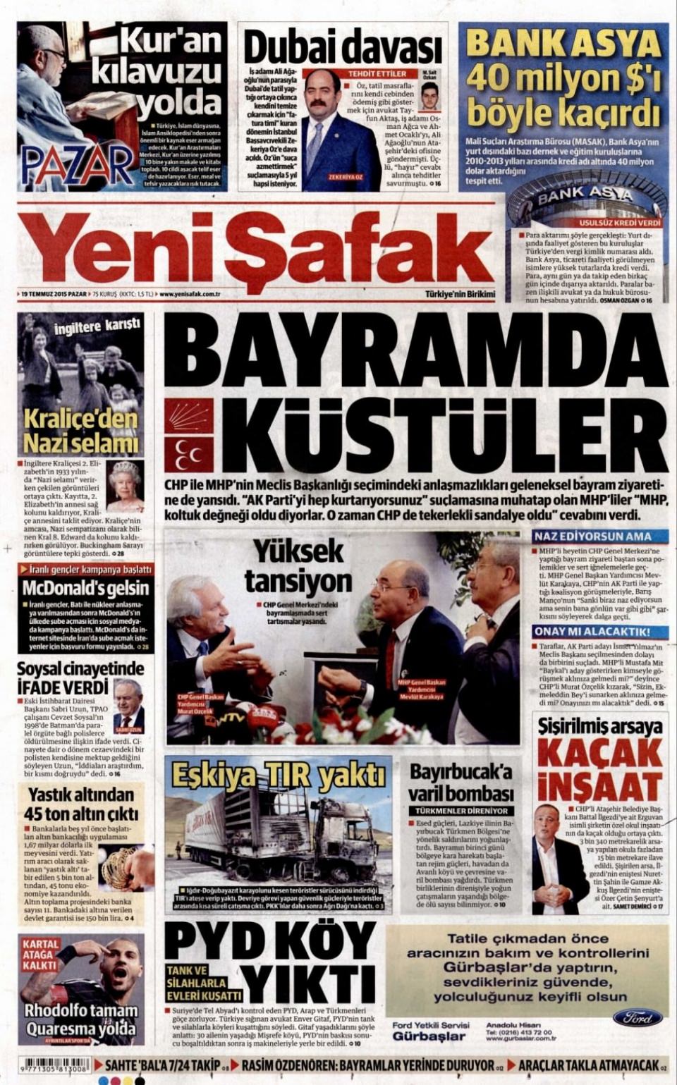 Gazeteler bugün ne yazdı? - 17