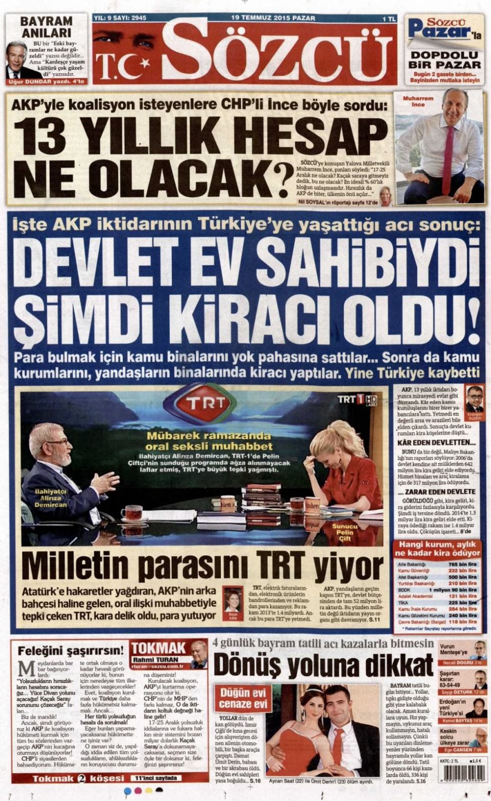 Gazeteler bugün ne yazdı? - 16