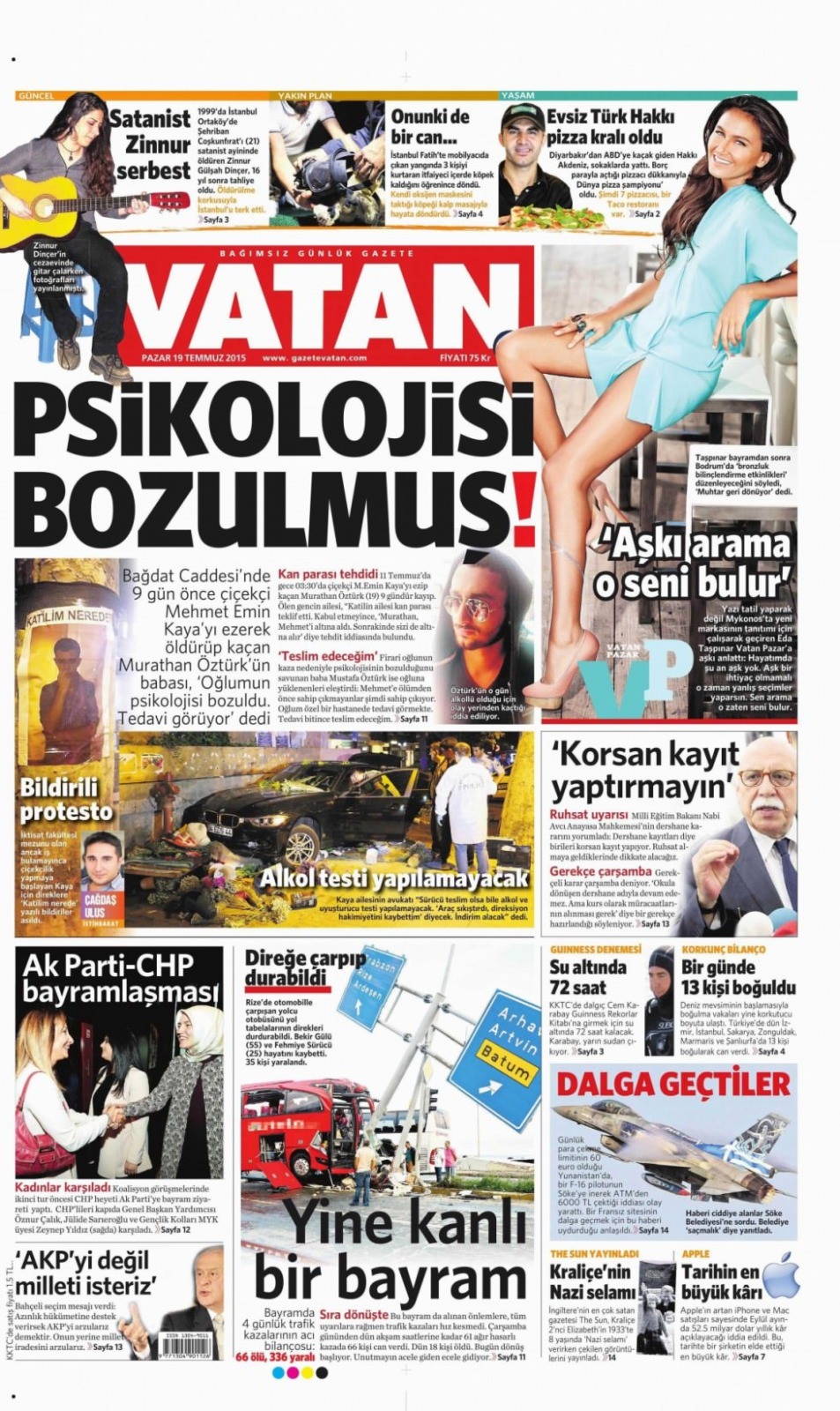 Gazeteler bugün ne yazdı? - 5