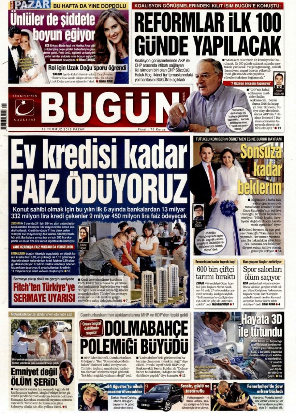 Gazeteler bugün ne yazdı? - 15