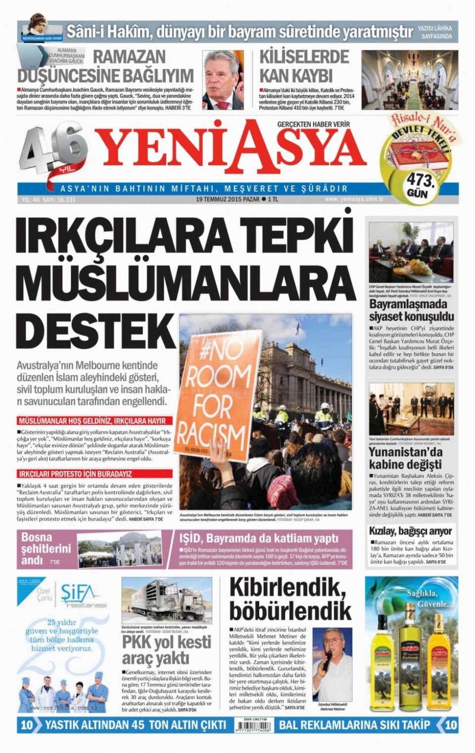 Gazeteler bugün ne yazdı? - 14