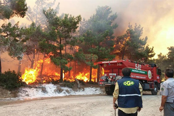 Mersin alev alev yanıyor - 4