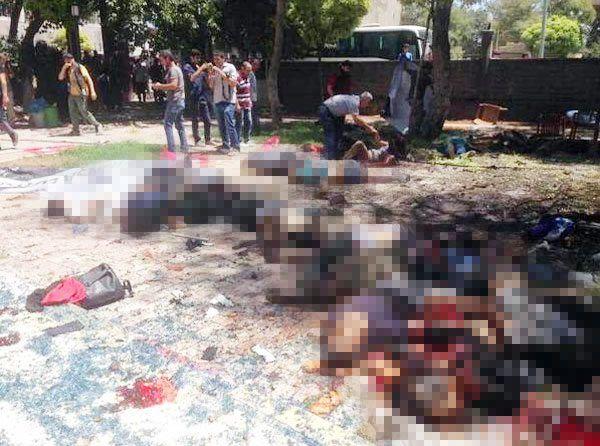 Suruç'taki patlama sonrası ilk görüntüler - 22