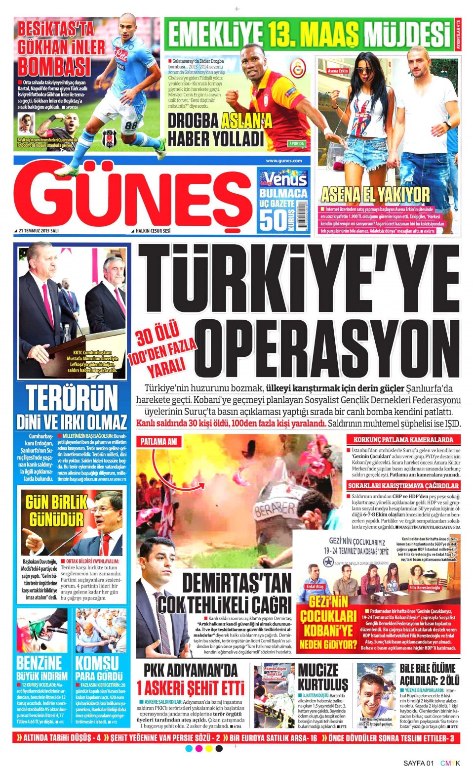 Gazeteler bugün ne yazdı? - 15