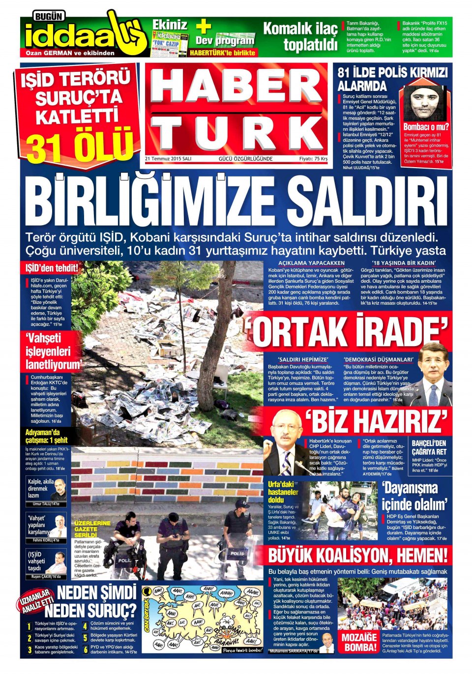 Gazeteler bugün ne yazdı? - 2