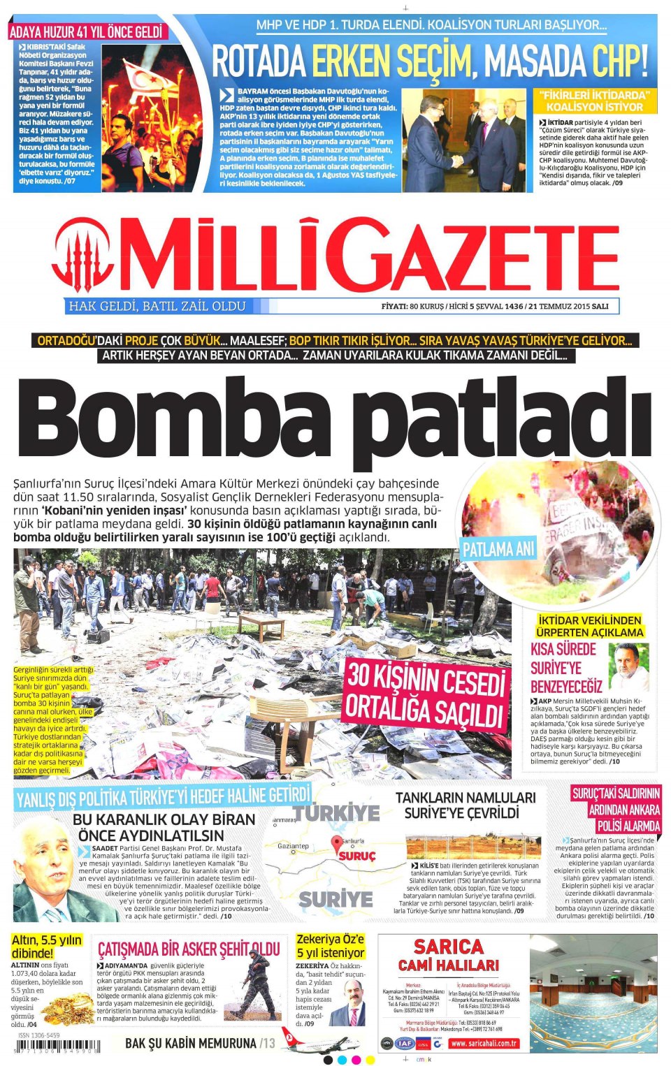 Gazeteler bugün ne yazdı? - 4