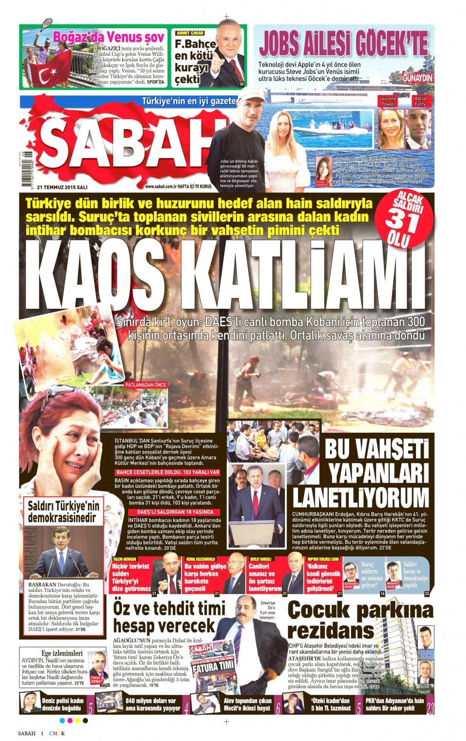 Gazeteler bugün ne yazdı? - 1