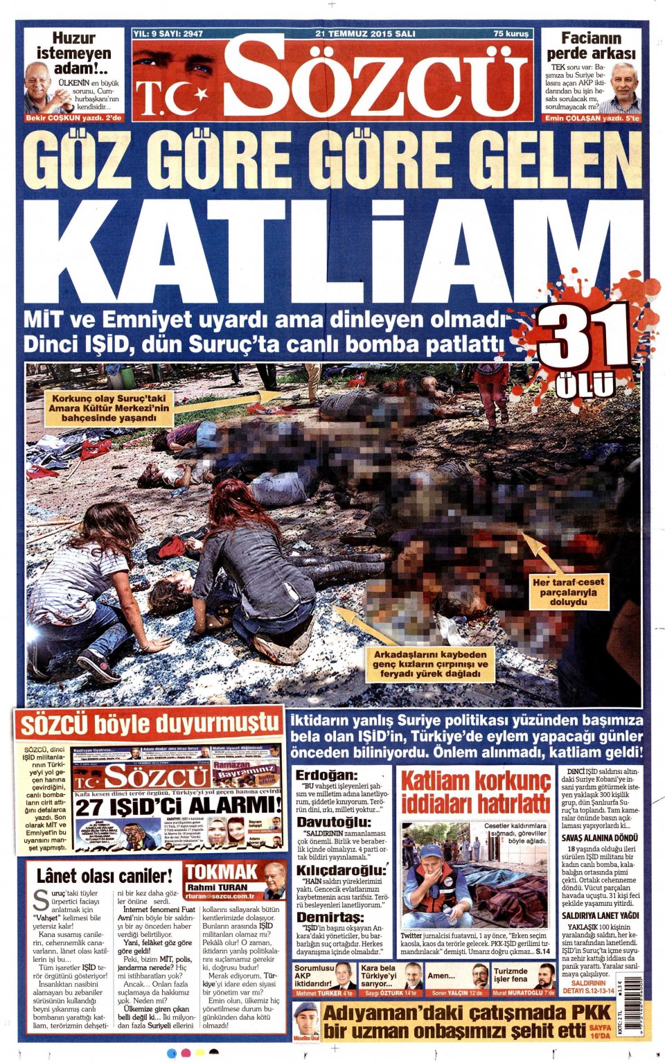 Gazeteler bugün ne yazdı? - 5