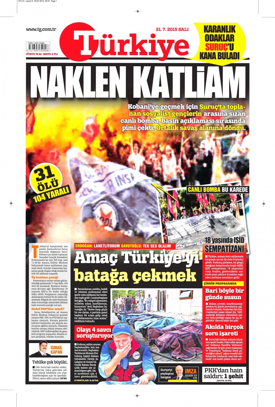 Gazeteler bugün ne yazdı? - 13