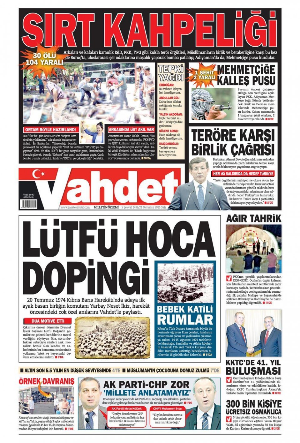 Gazeteler bugün ne yazdı? - 11