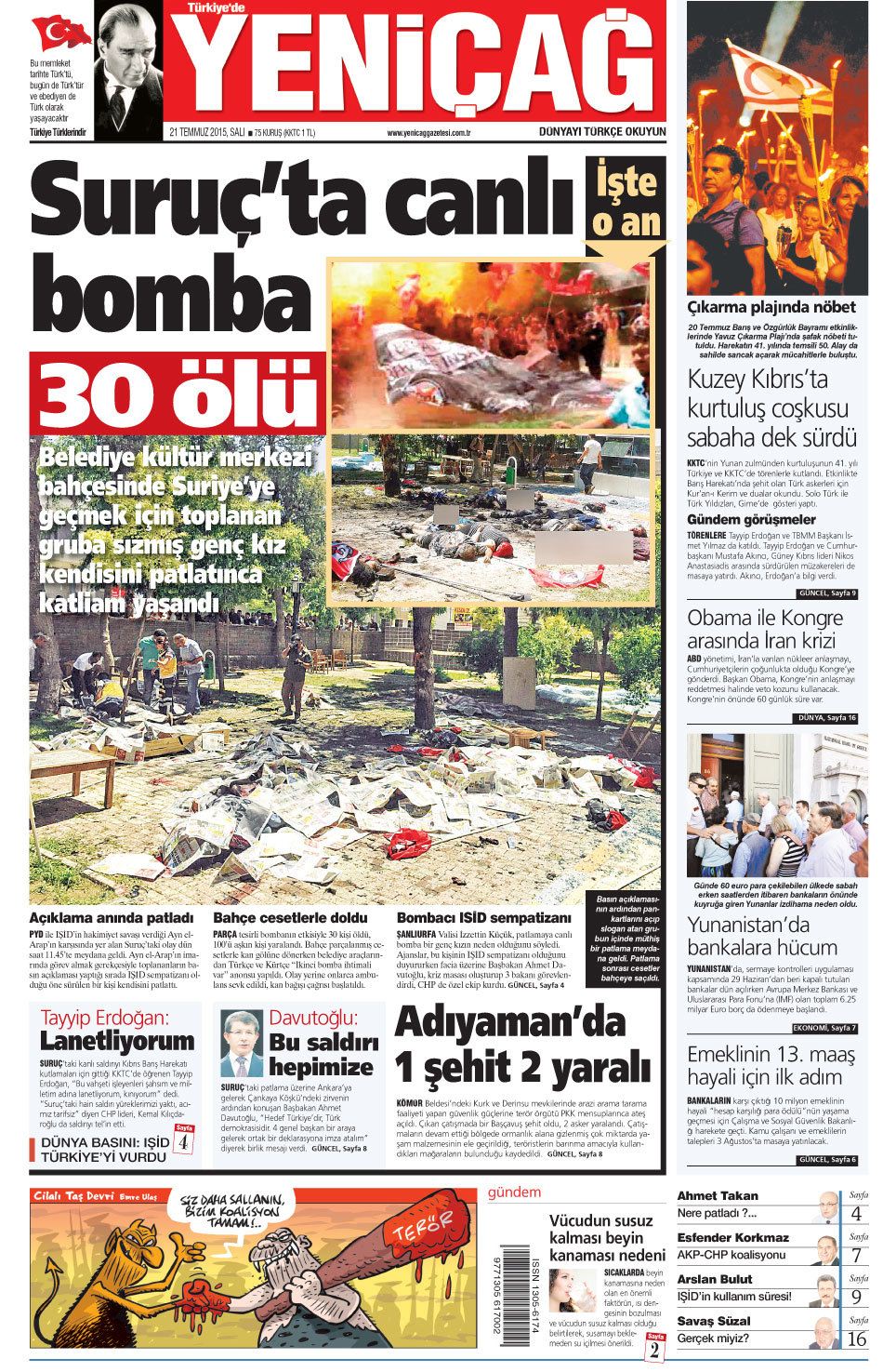 Gazeteler bugün ne yazdı? - 20