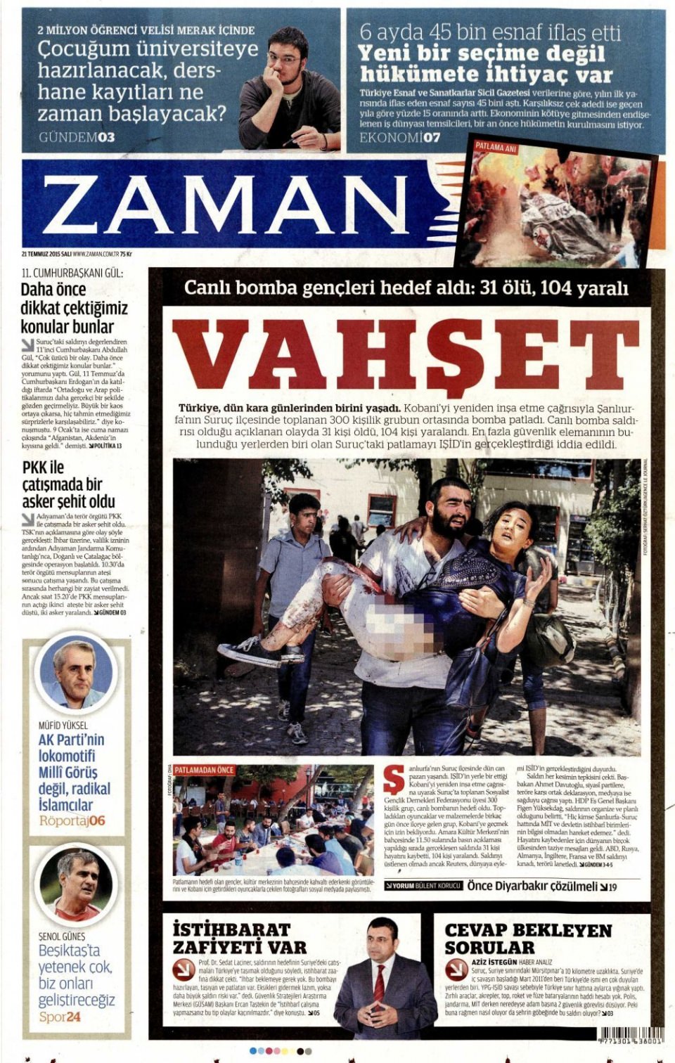 Gazeteler bugün ne yazdı? - 26