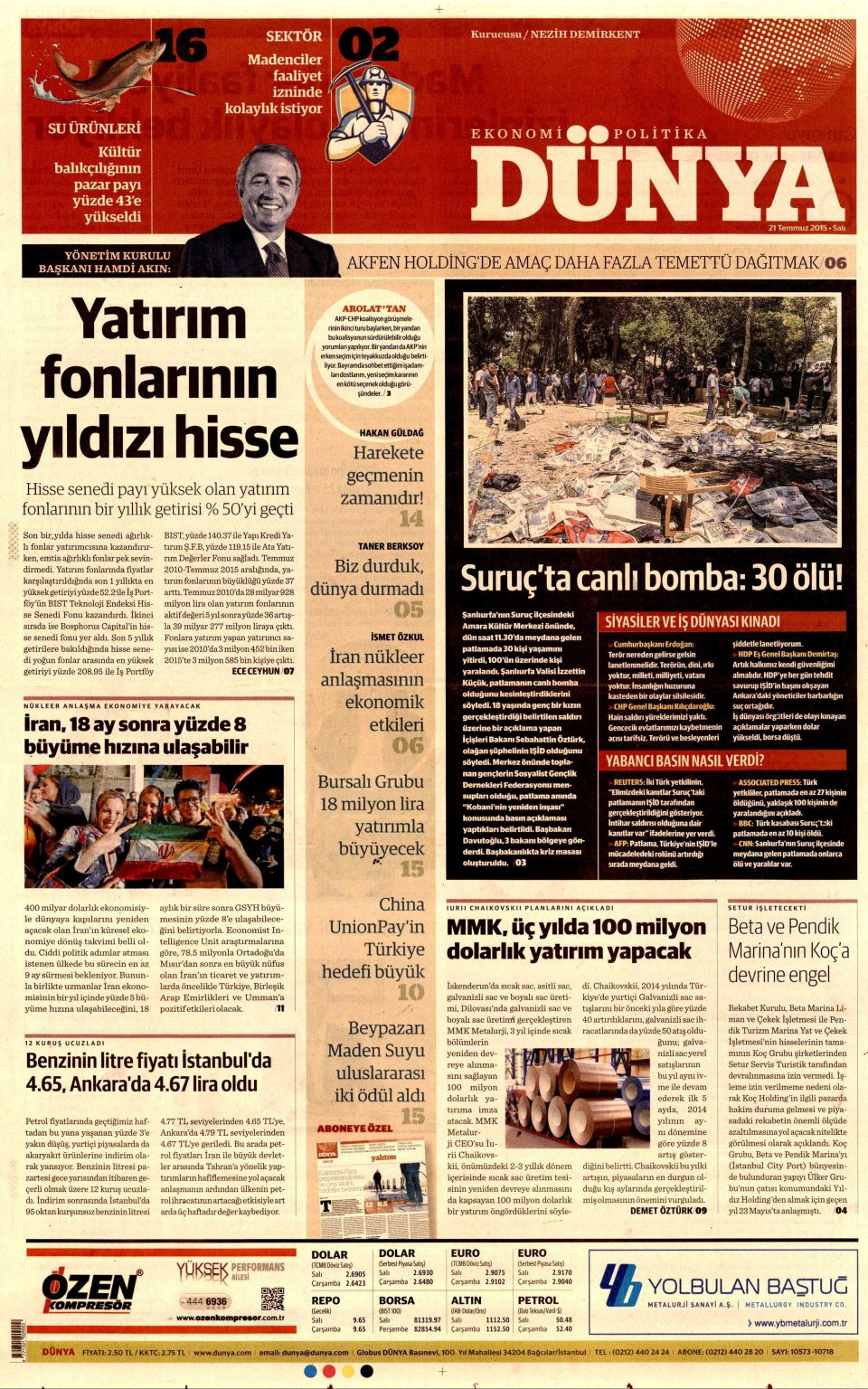 Gazeteler bugün ne yazdı? - 18