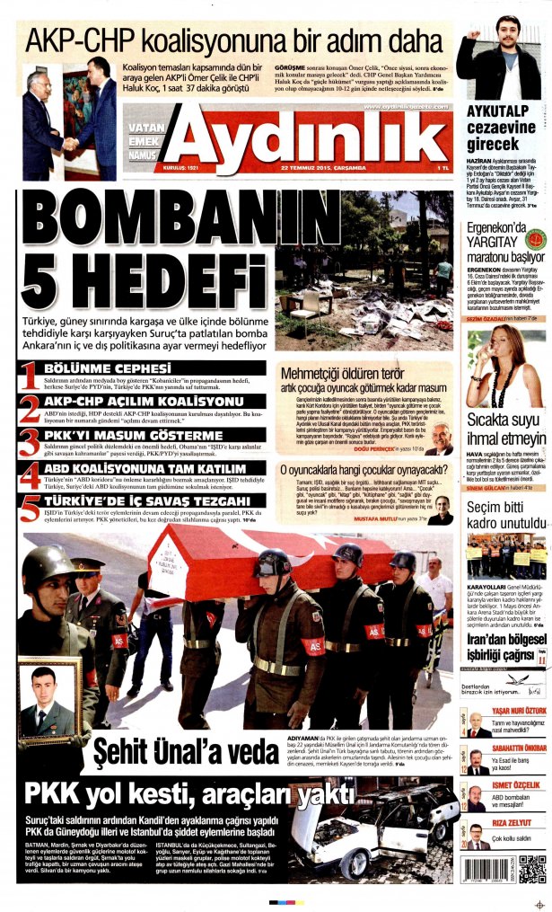 Gazeteler bugün ne yazdı? - 16