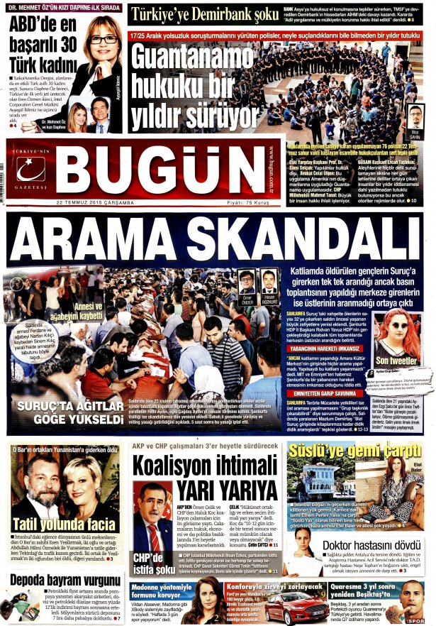Gazeteler bugün ne yazdı? - 13