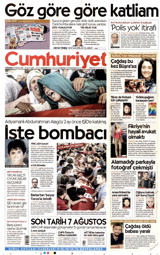 Gazeteler bugün ne yazdı? - 25
