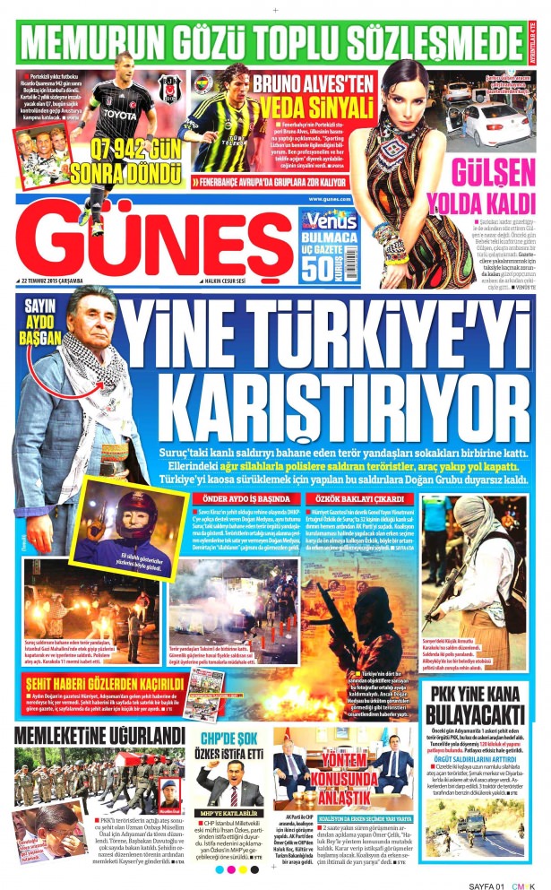 Gazeteler bugün ne yazdı? - 12