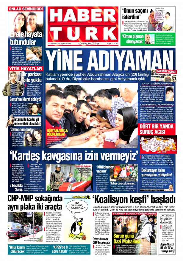 Gazeteler bugün ne yazdı? - 1