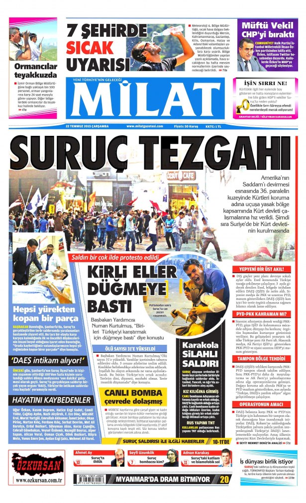 Gazeteler bugün ne yazdı? - 19