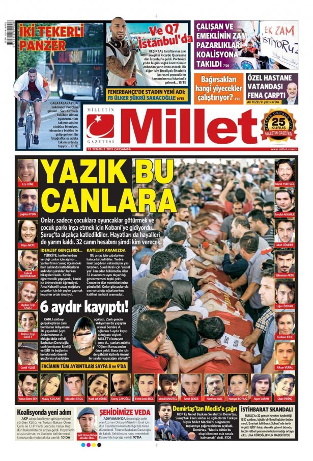 Gazeteler bugün ne yazdı? - 15