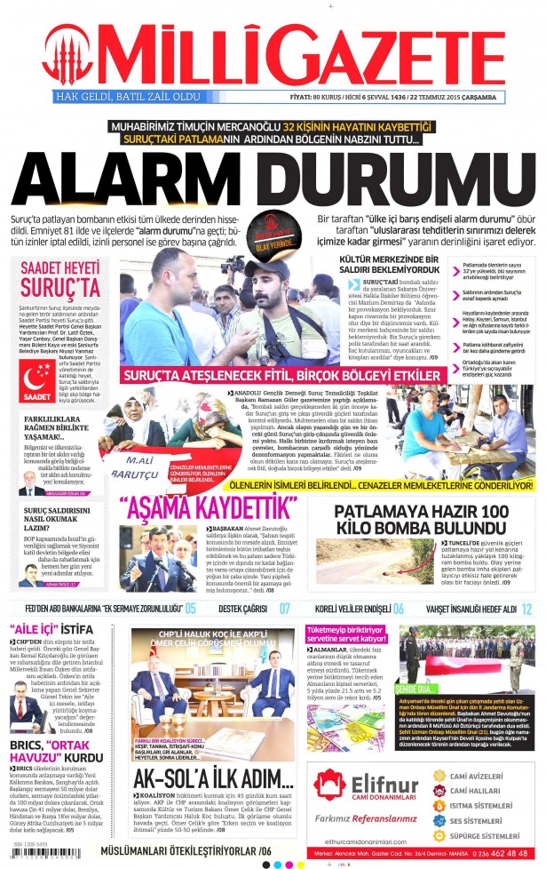 Gazeteler bugün ne yazdı? - 30