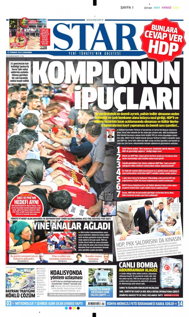 Gazeteler bugün ne yazdı? - 29