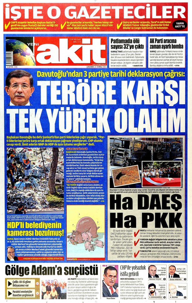 Gazeteler bugün ne yazdı? - 3