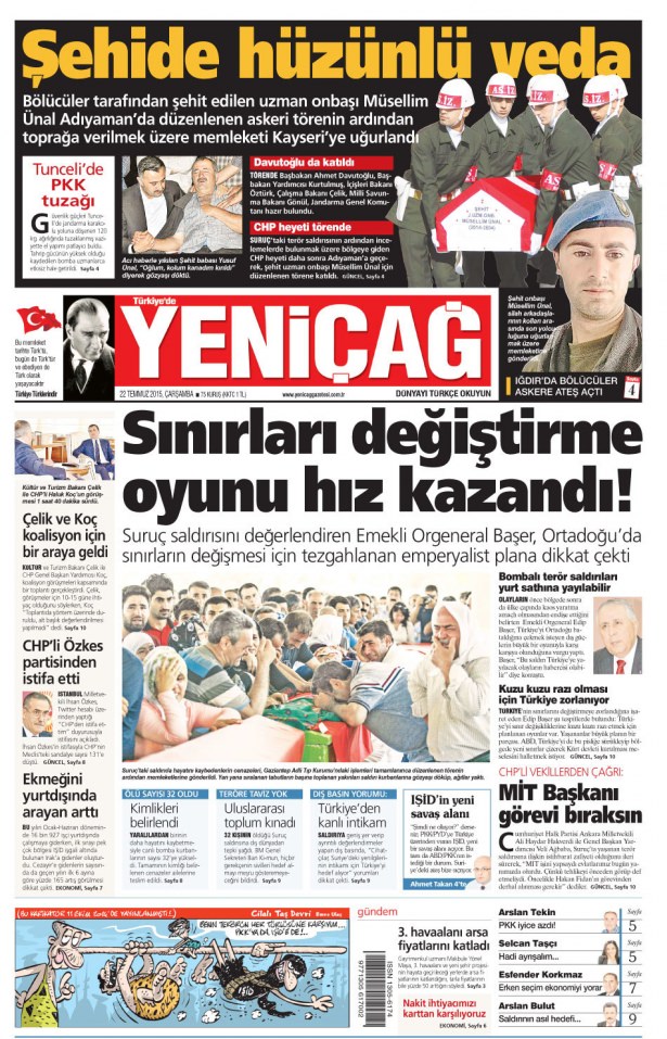 Gazeteler bugün ne yazdı? - 22