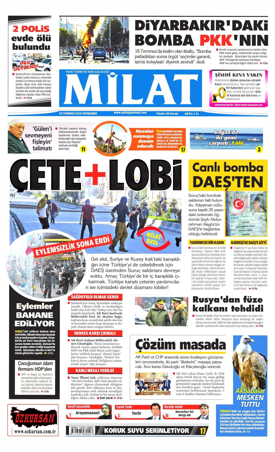 Gazeteler bugün ne yazdı? - 2