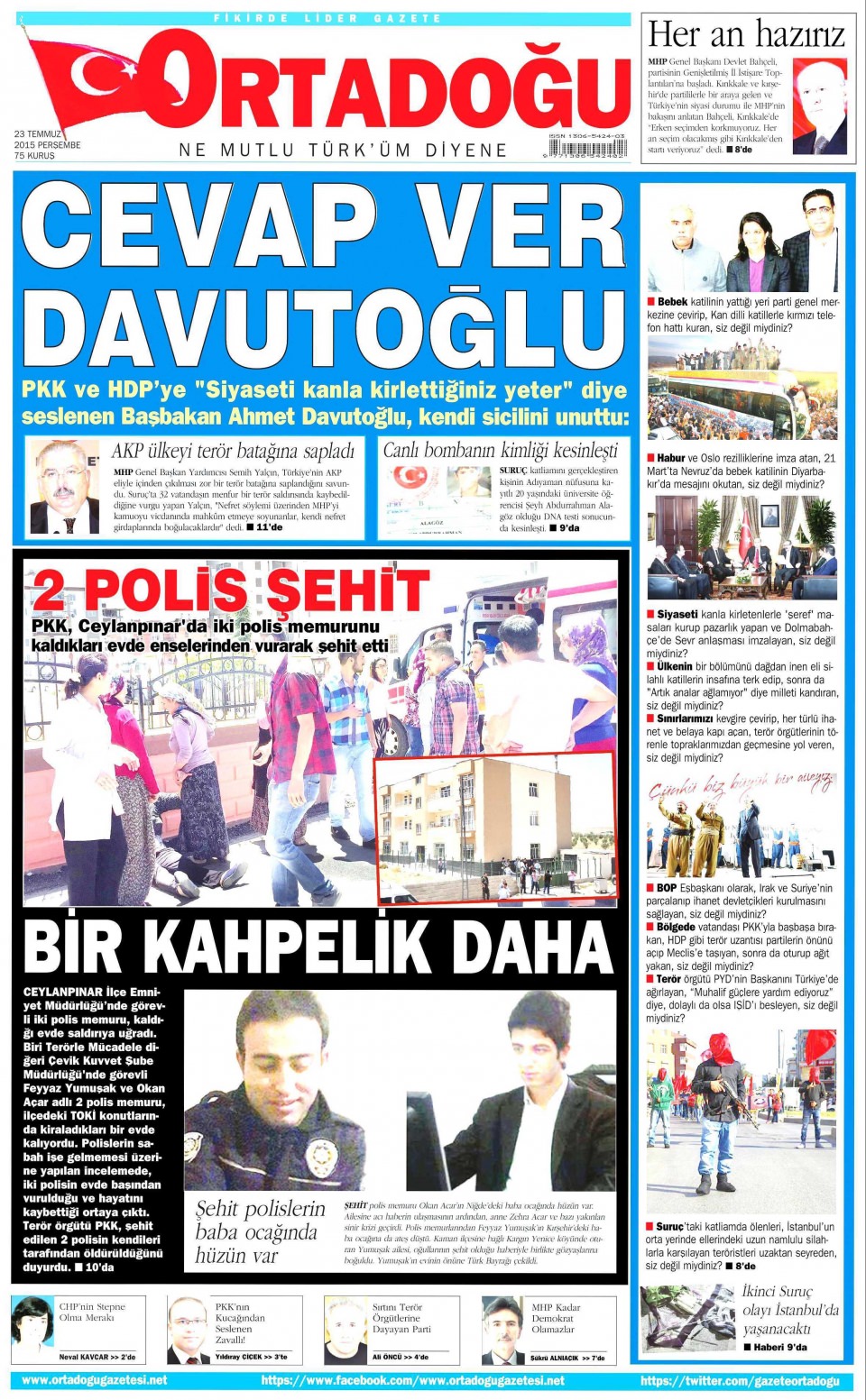 Gazeteler bugün ne yazdı? - 26