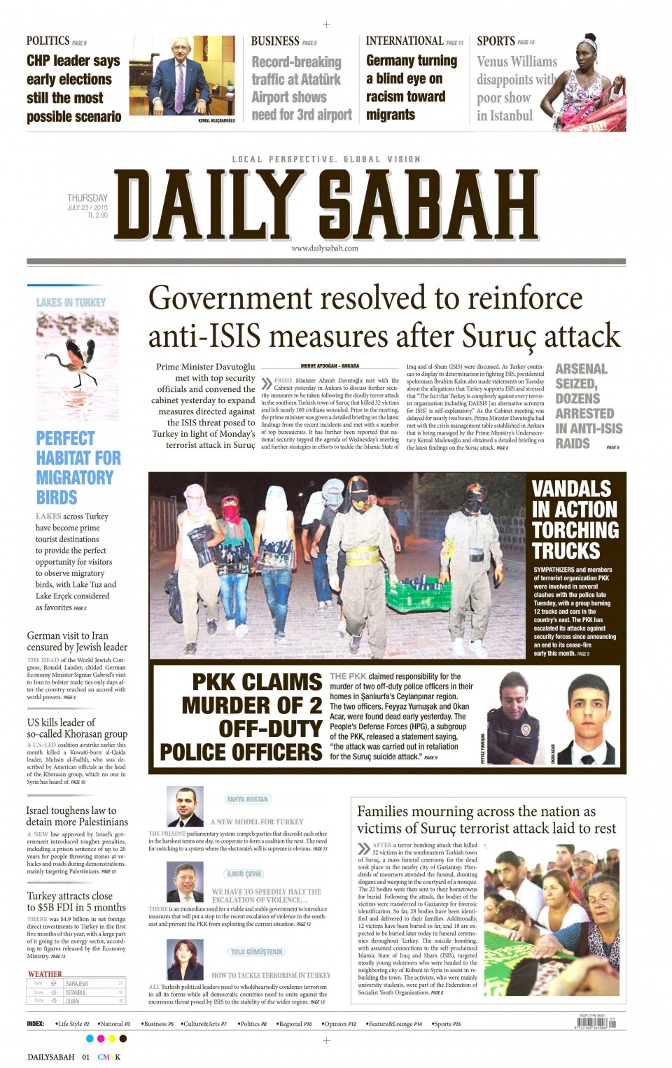 Gazeteler bugün ne yazdı? - 25