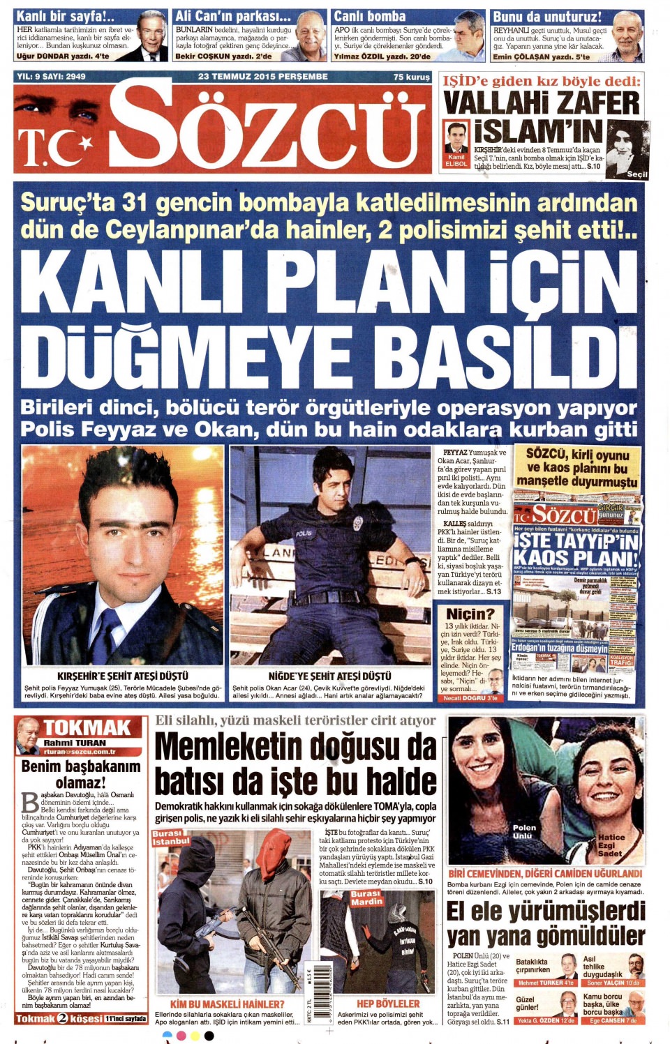 Gazeteler bugün ne yazdı? - 4