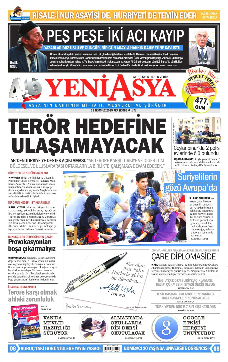 Gazeteler bugün ne yazdı? - 14