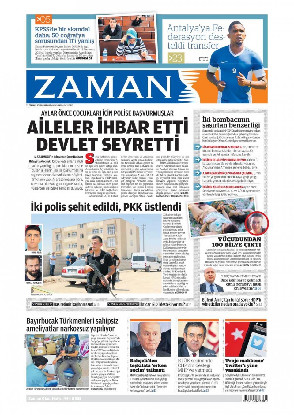 Gazeteler bugün ne yazdı? - 27