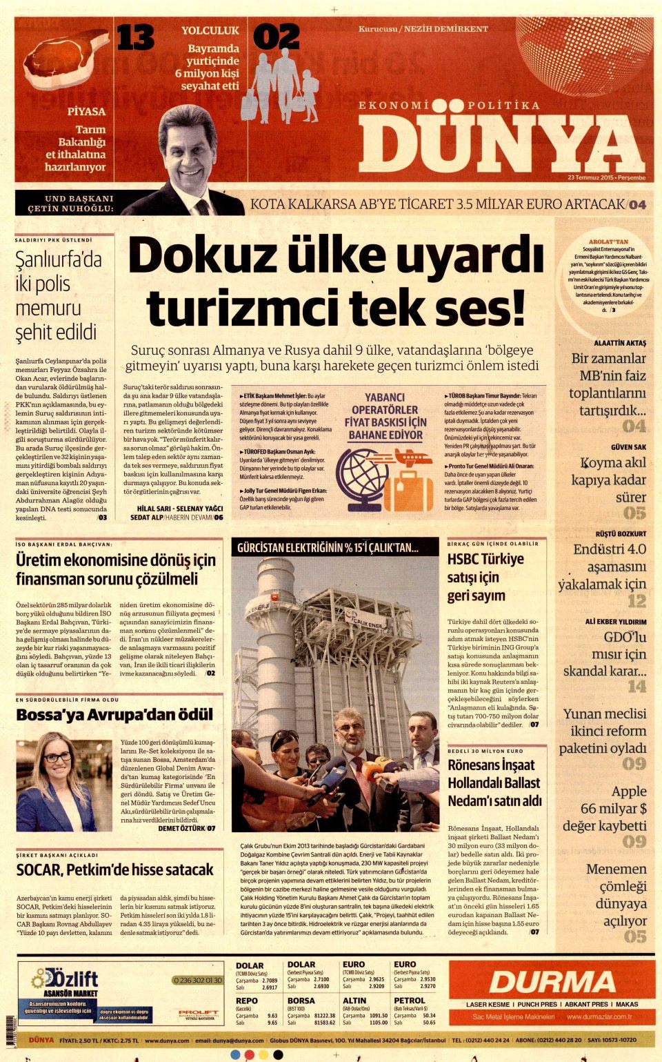 Gazeteler bugün ne yazdı? - 7