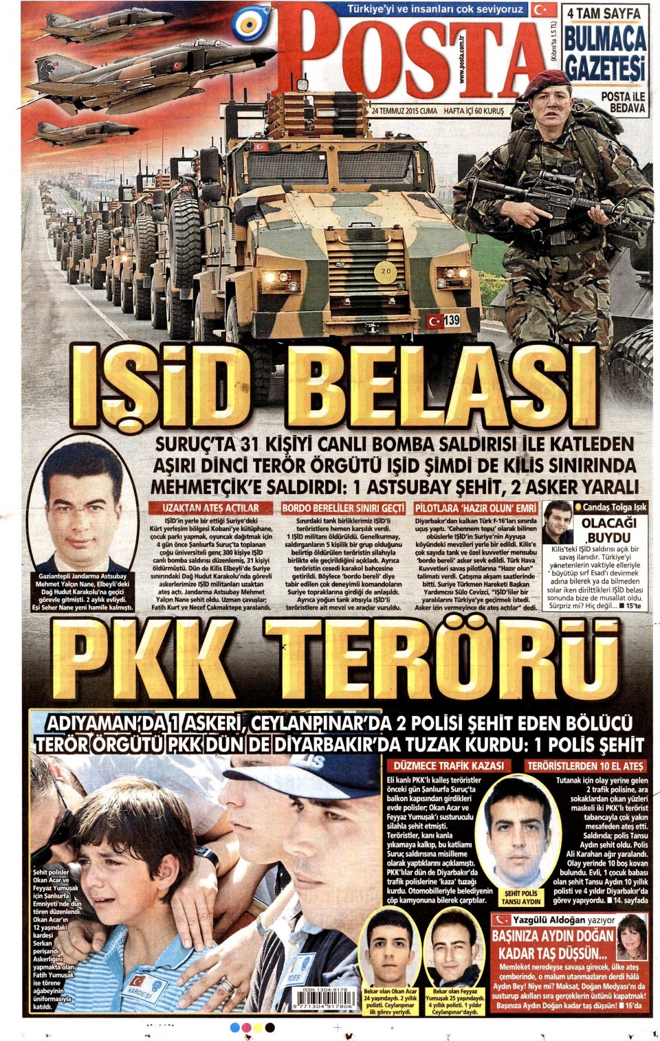 Gazeteler bugün ne yazdı? - 15