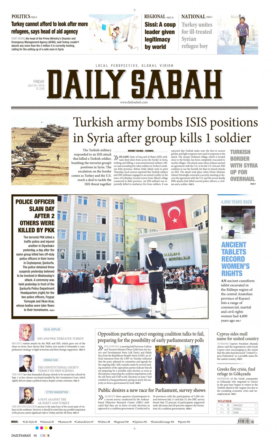 Gazeteler bugün ne yazdı? - 31