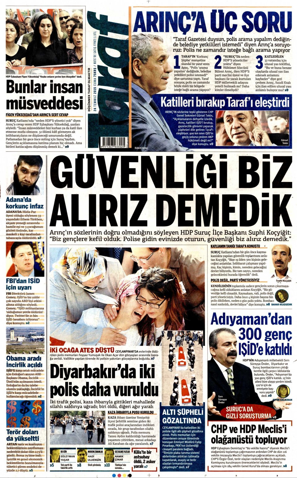 Gazeteler bugün ne yazdı? - 22