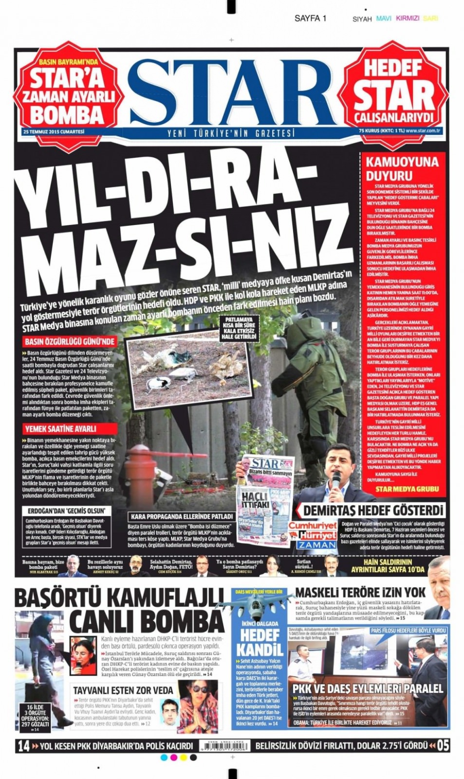 Gazeteler bugün ne yazdı? - 2