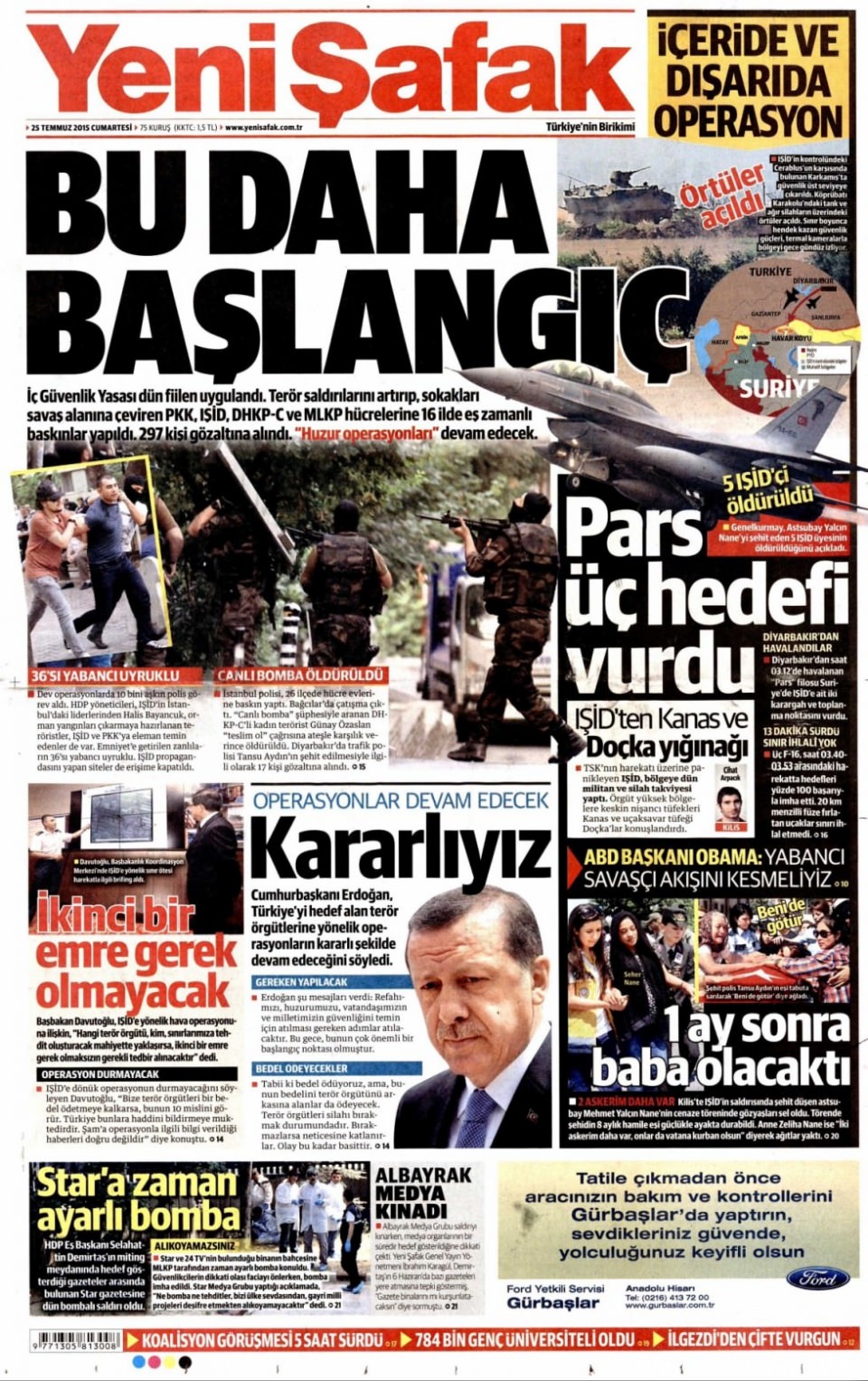 Gazeteler bugün ne yazdı? - 1