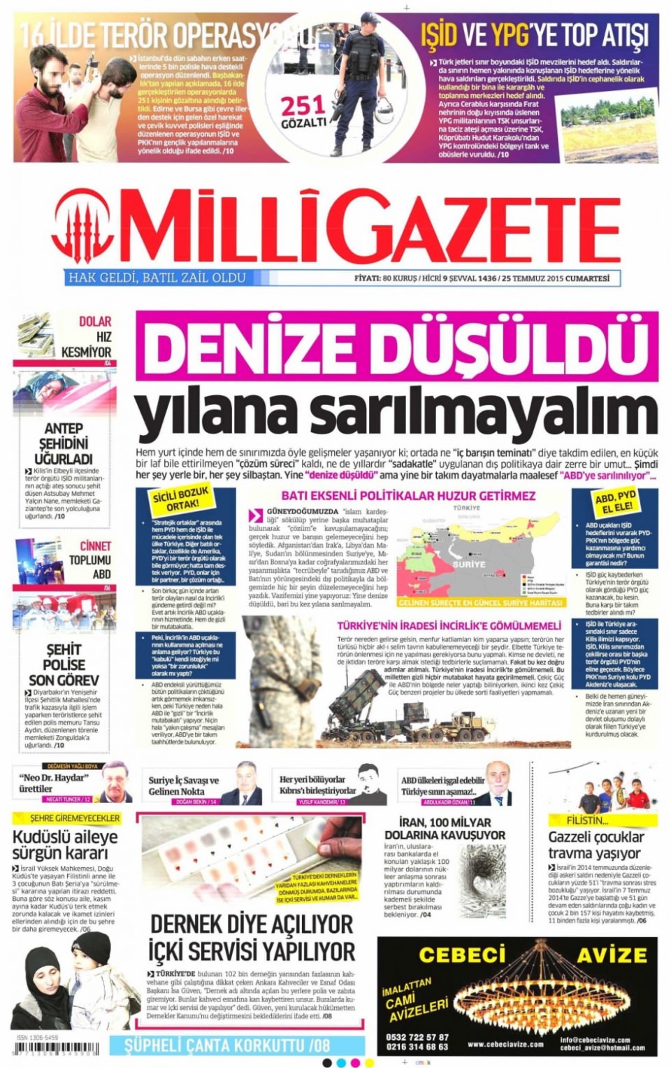 Gazeteler bugün ne yazdı? - 7