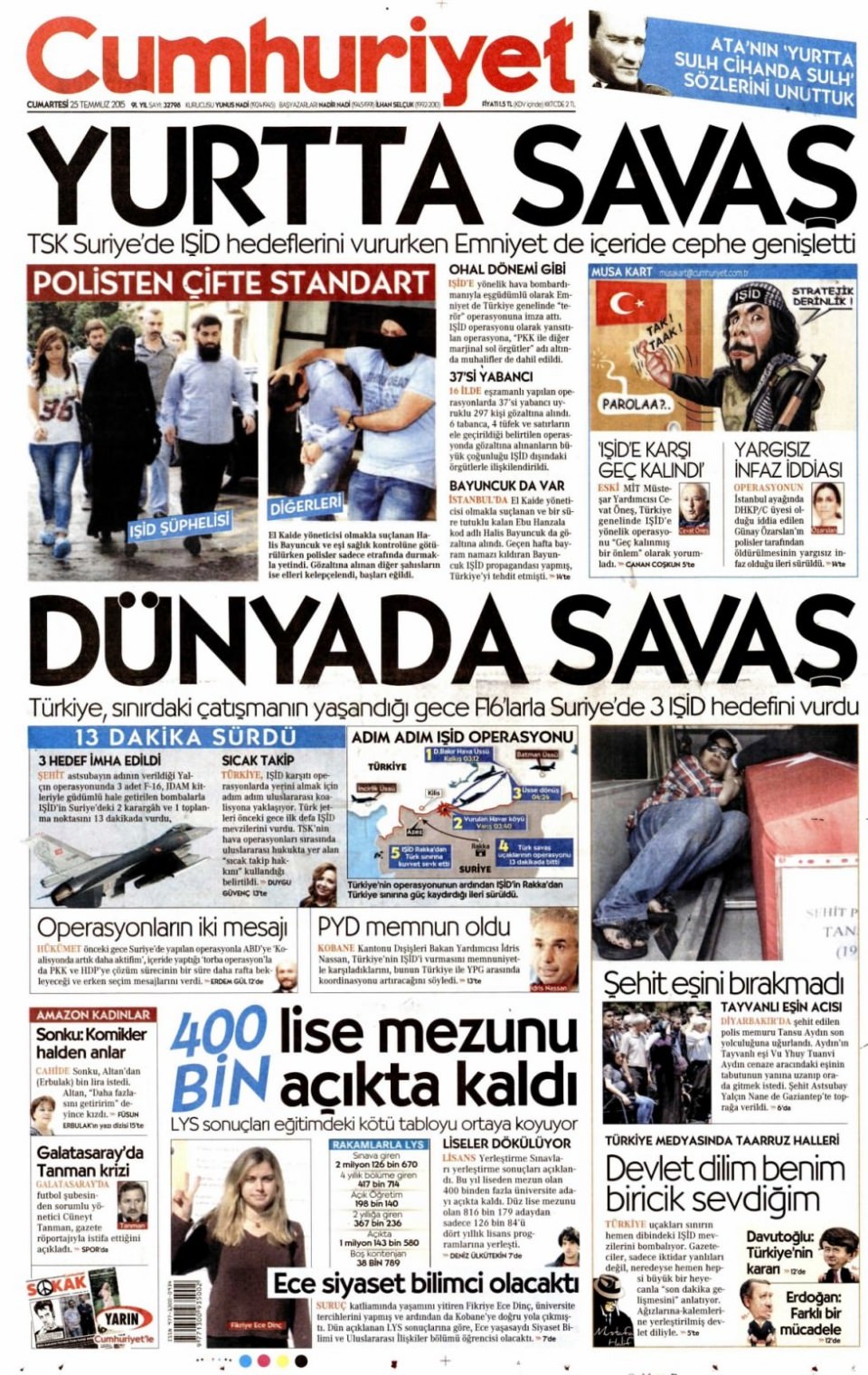 Gazeteler bugün ne yazdı? - 22