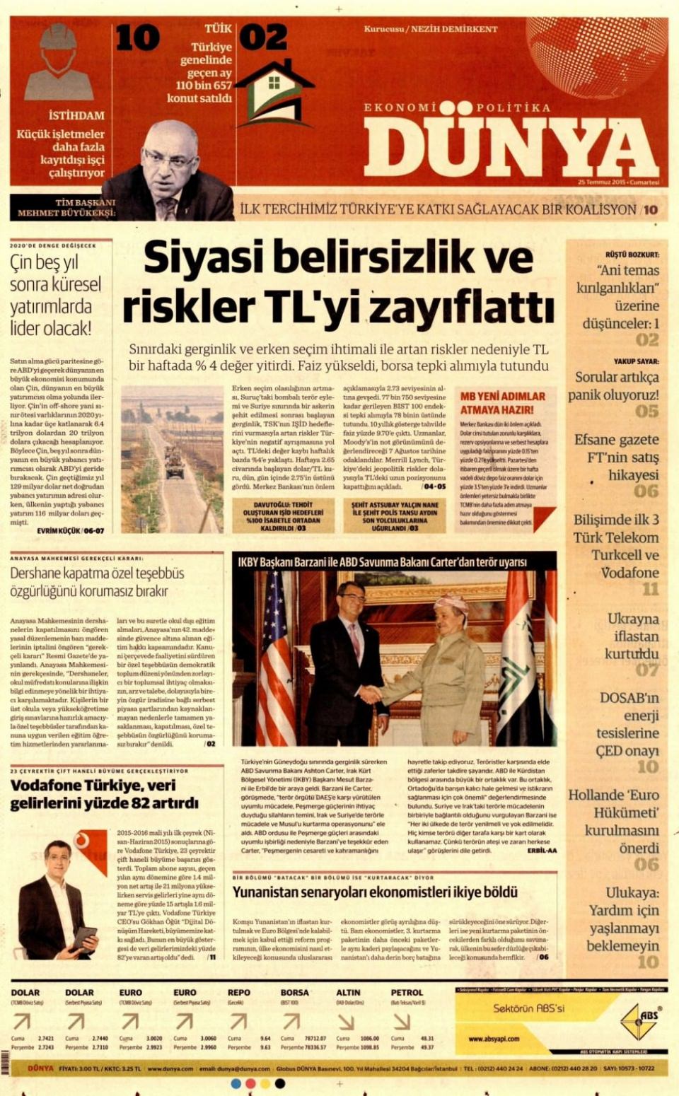 Gazeteler bugün ne yazdı? - 3