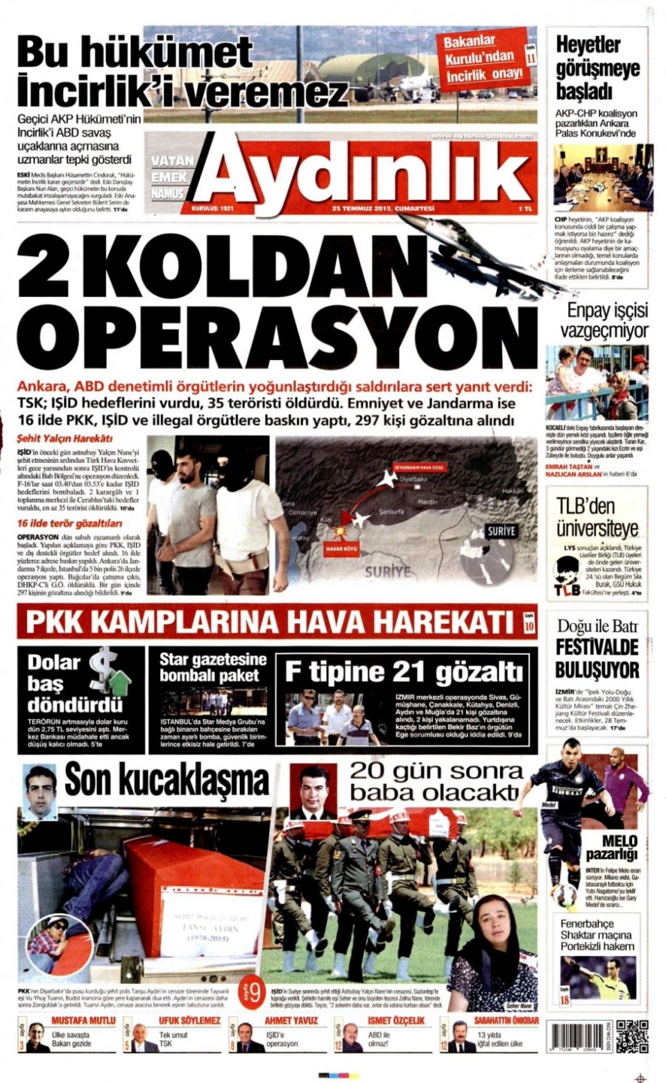 Gazeteler bugün ne yazdı? - 5