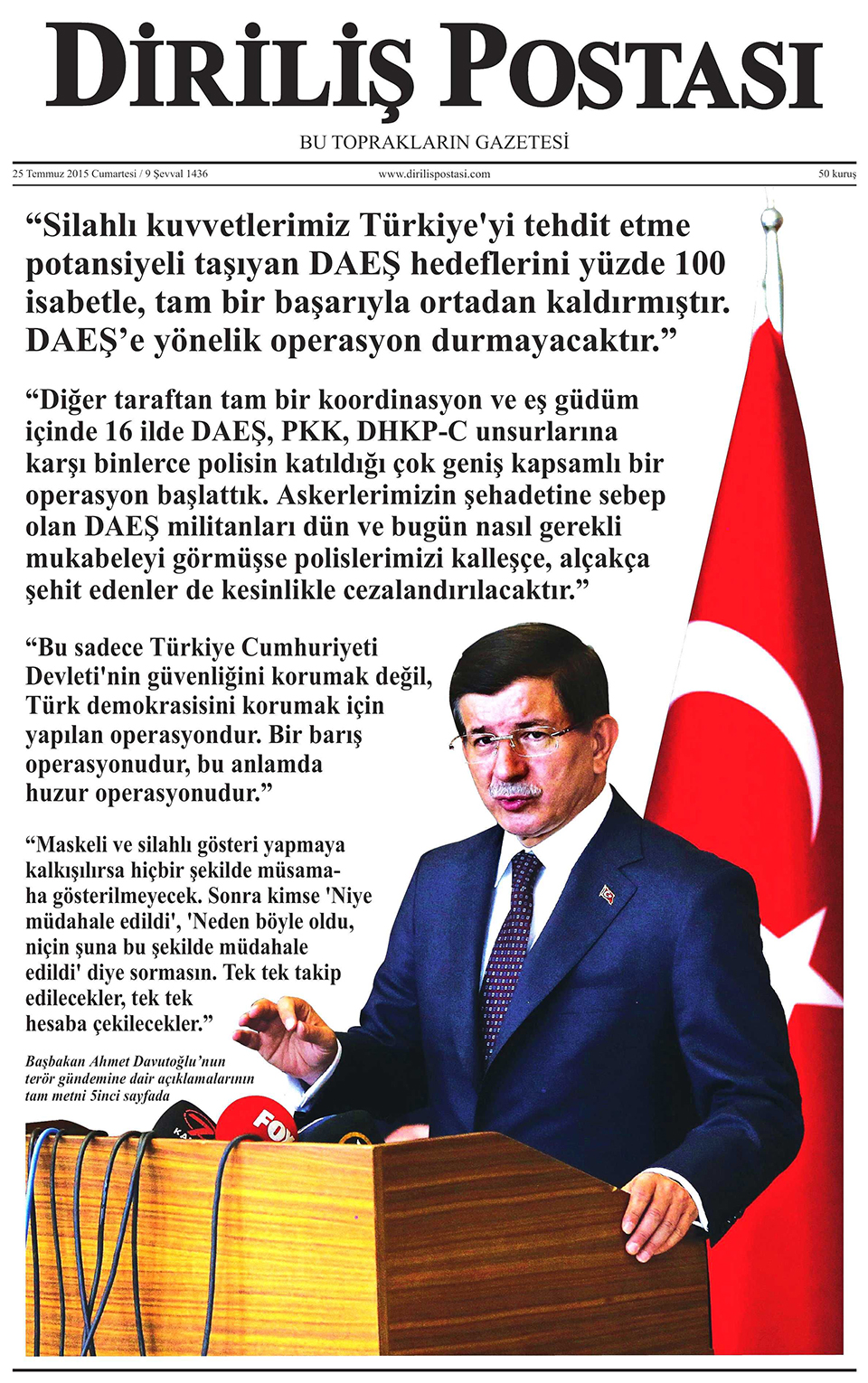 Gazeteler bugün ne yazdı? - 18