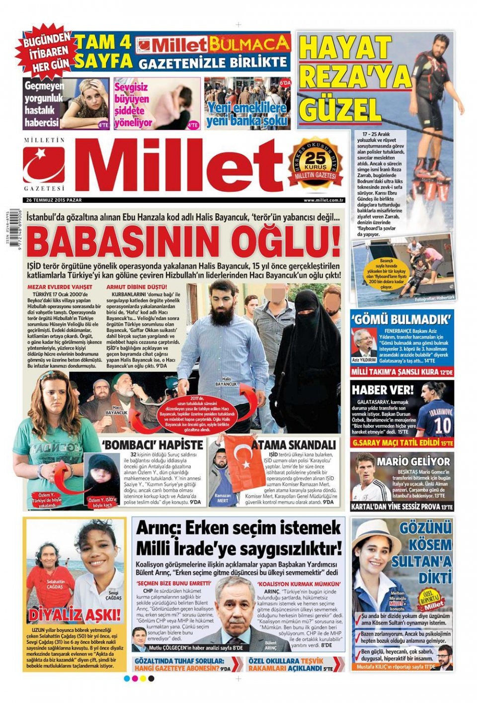 Gazeteler bugün ne yazdı? - 5