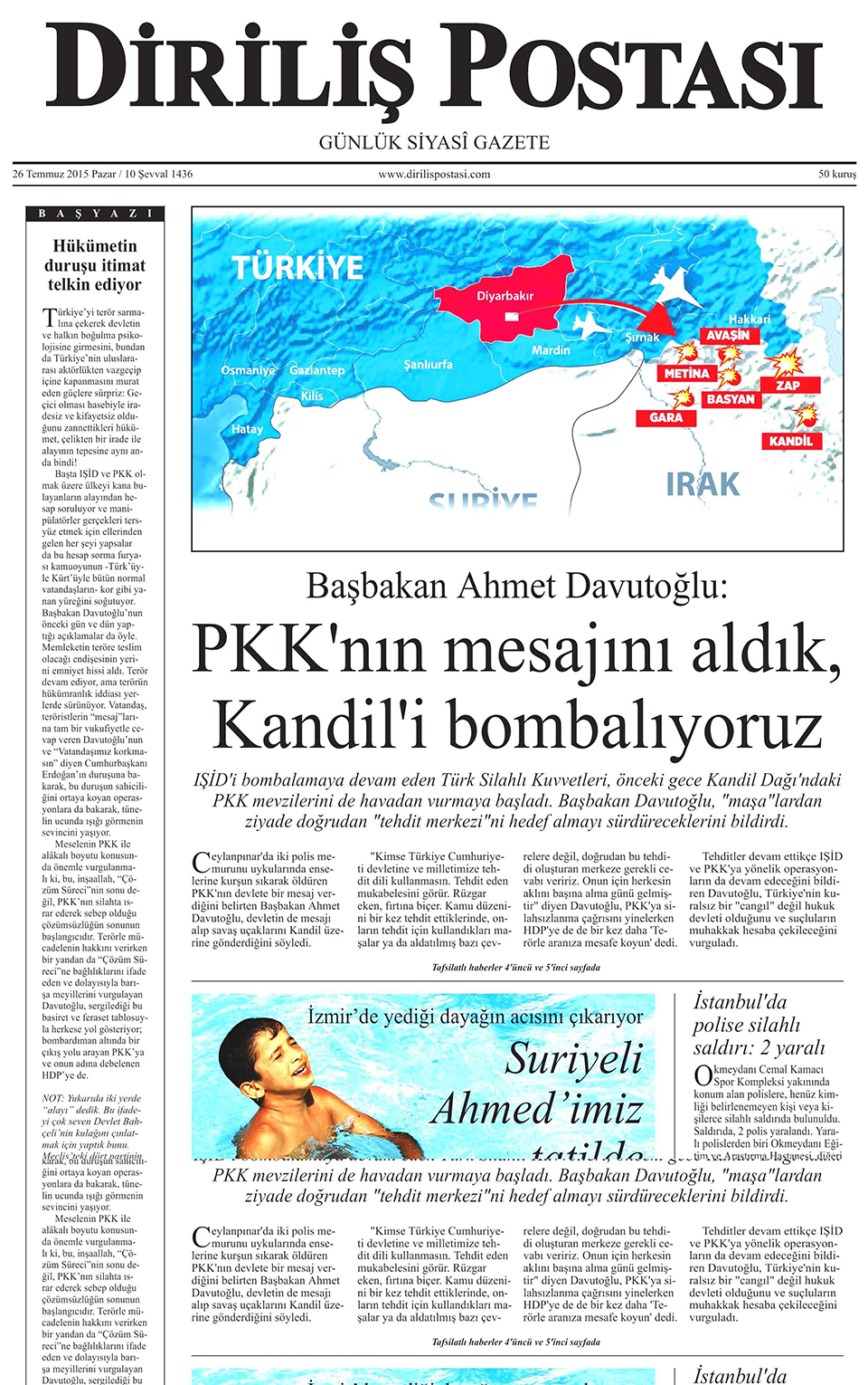 Gazeteler bugün ne yazdı? - 2