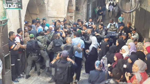 İsrail polisi Mescid-i Aksa'ya böyle girdi - 8