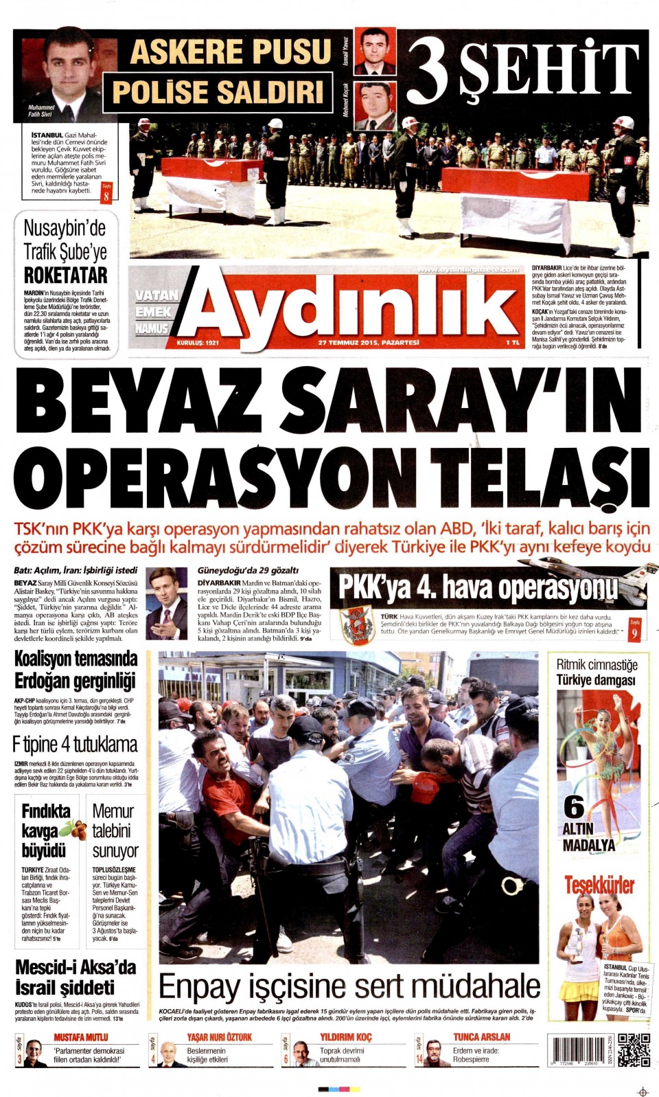 Gazeteler bugün ne yazdı? - 22